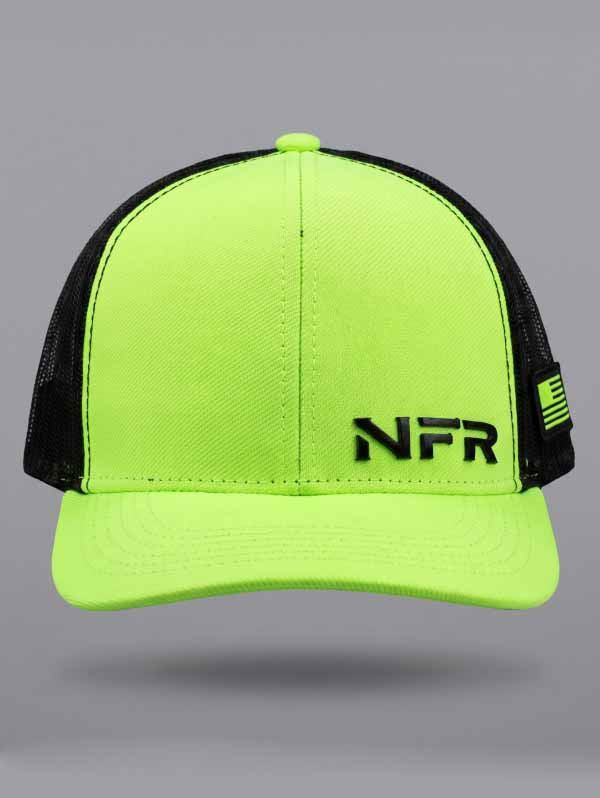 BONÉ  VERDE NEON/PRETO BON559