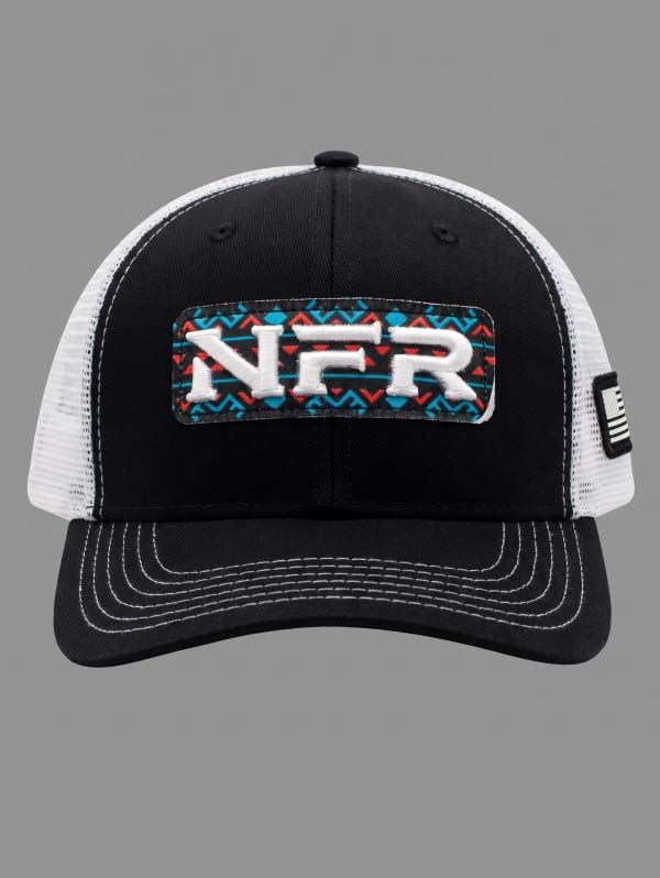 BONÉ NFR PRETO / BRANCO BONE652