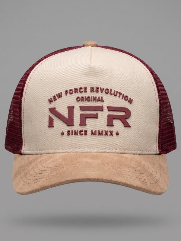 BONÉ NFR CREME / MARSALA BONE654