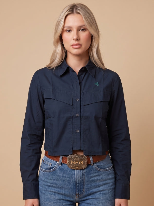 CAMISA CROPPED SLIM FEM CCF005