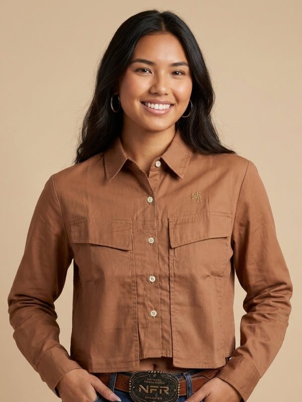 CAMISA CROPPED  SLIM FEM CCF007
