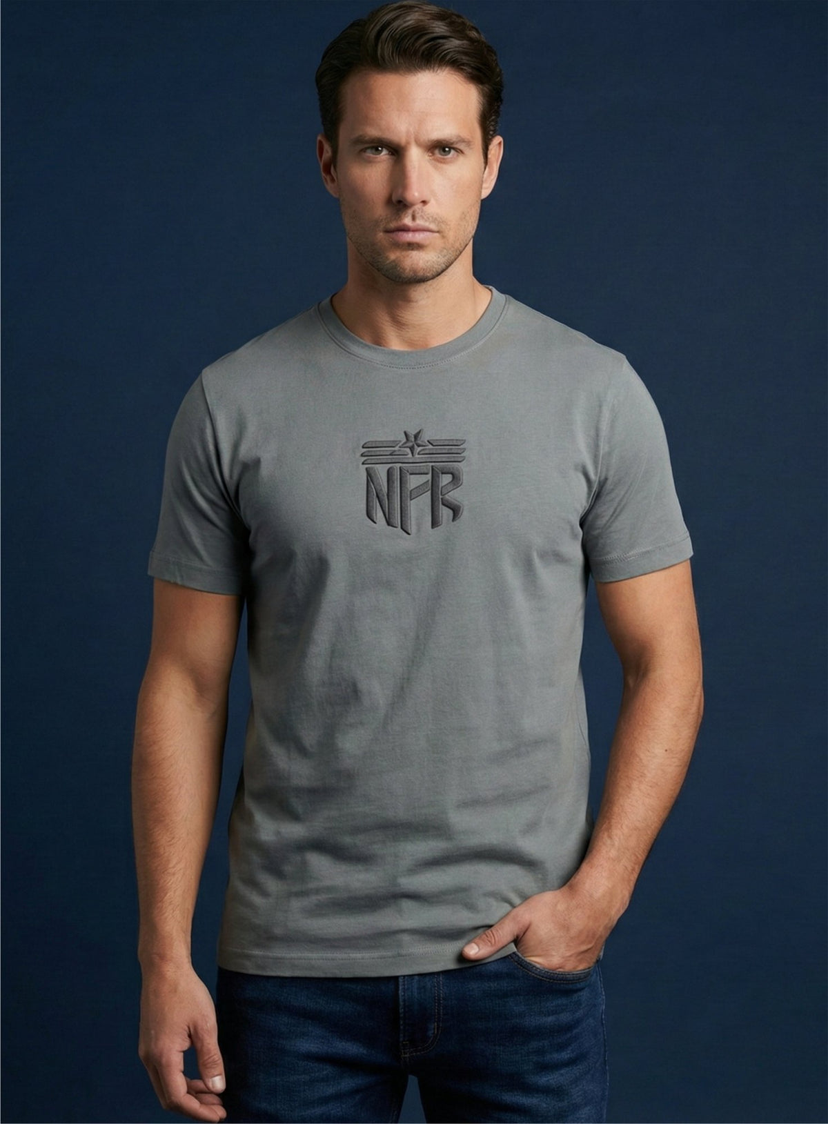 CAMISETA BORDADO MASC CMS1150