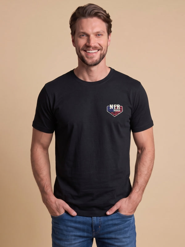 CAMISETA ALL BLACK LETTRING WESTERN CLEAN CMS1337
