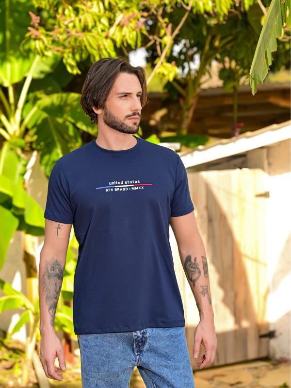 CAMISETA BORDADO MASC CMS680