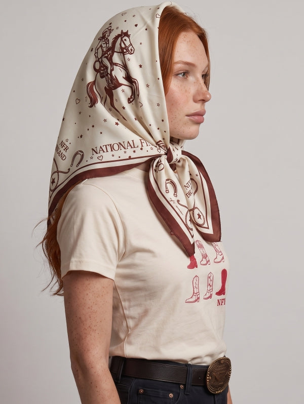 LENÇO COWGIRL 70x70 FEM LC007