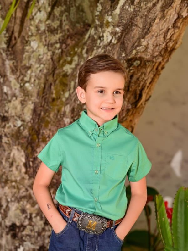 CAMISA MANGA CURTA INFANTIL MASC MC1182