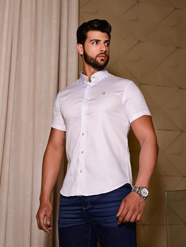 CAMISA BORDADO MASC MC1277