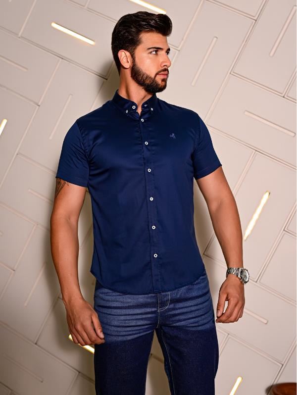 CAMISA BORDADO MASC MC1279