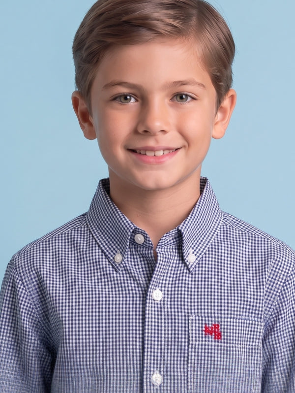 CAMISA MANGA LONGA INFANTIL MASC ML1182