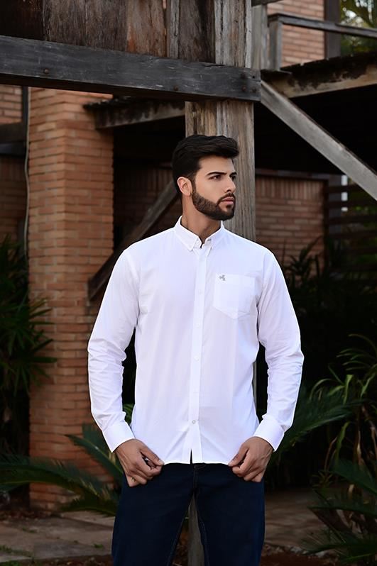 CAMISA BORDADO MASC ML1256