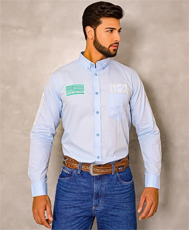 CAMISA BORDADO MASC ML1262
