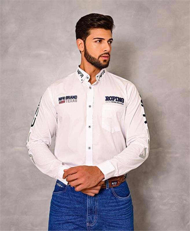 CAMISA BORDADO MASC ML1270