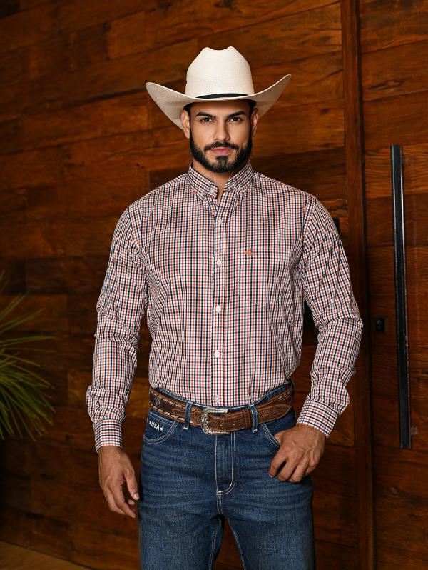 CAMISA MANGA LONGA CONFORT MASC ML1505